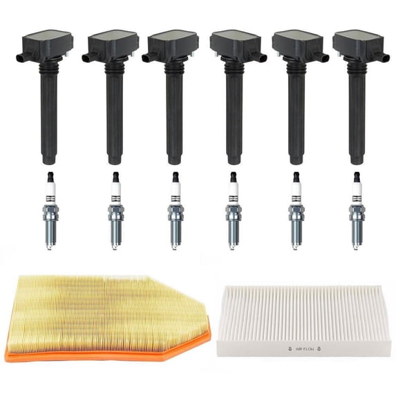 Ignition Coils Spark Plugs & Filters for Chrysler Town & Country 3.6L 11-16 14pc