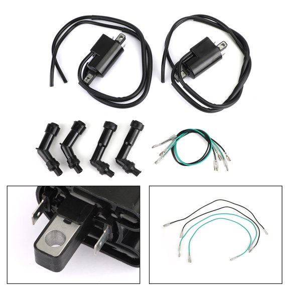 Ignition Coils and Spark Plug Caps Fit For Honda CB350F CB400F CB500 CB550