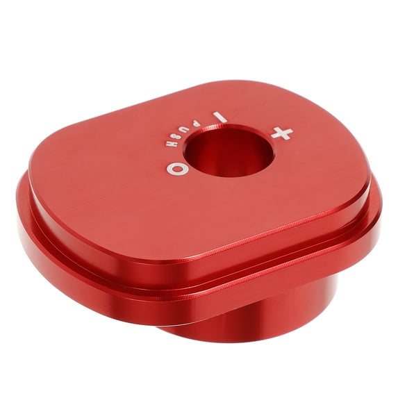 WHAMVOX Aluminum Motorcycle Ignition Cylinder Cover Red for Riding 1Set 1.97X1.57X1.1In