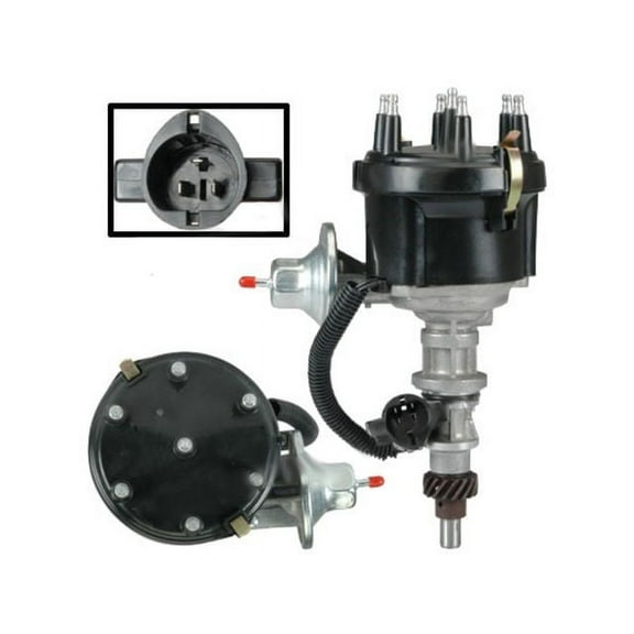 Ignition Distributor - Compatible with 1980 - 1987 Ford Bronco 4.9L 6-Cylinder 1981 1982 1983 1984 1985 1986