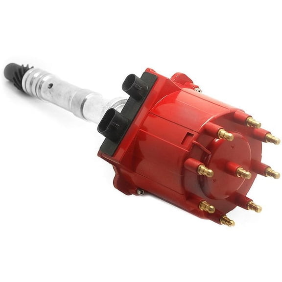 Ignition Distributor - Red - with Cap and Rotor - Compatible with 1988 - 1995 Chevy C1500 5.0L 5.7L 7.4L V8 1989 1990 1991 1992 1993 1994