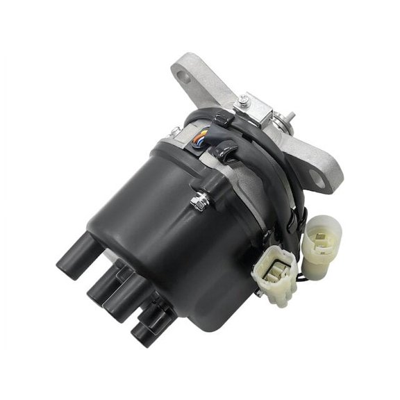 Ignition Distributor with Cap and Rotor - Compatible with 1988 - 1991 Honda Civic 1.5L 1.6L 4-Cylinder 1989 1990