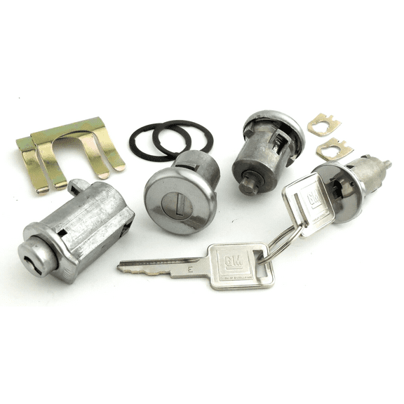 Ignition Door Lock and Glovebox Lock Set For 1967-1972 Chevy & GMC Pickup Truck