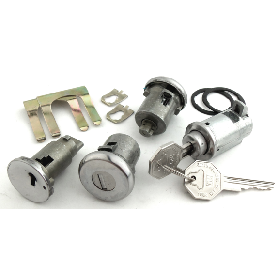 Ignition Door and Glovebox Lock Set 1967-1968 Chevy and GMC Pickup Trucks