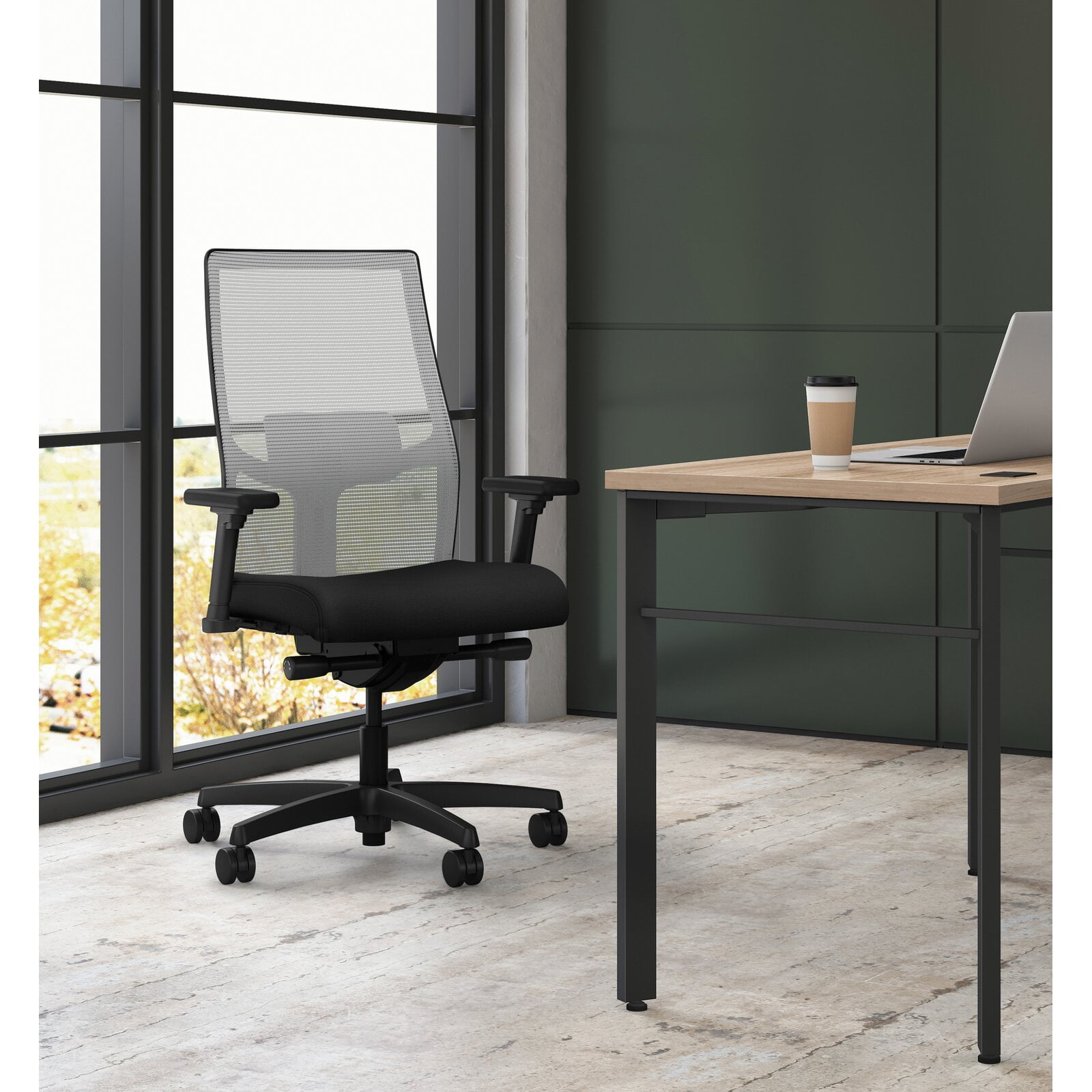 Ignition Ergonomic Mesh Task Chair Synchro tilt mechanism