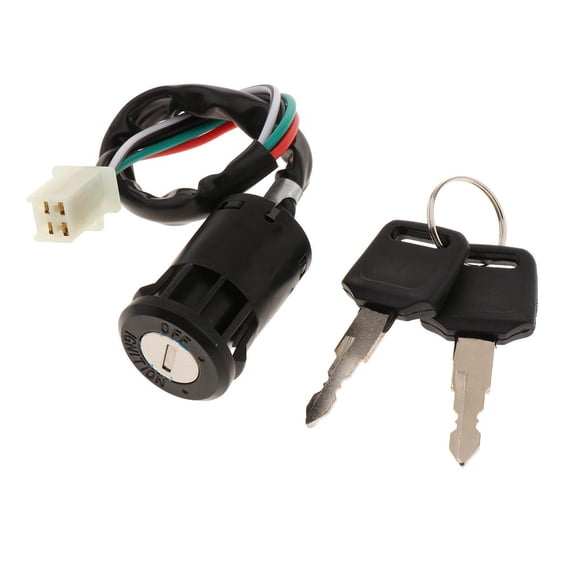 Ignition Key Switch 4 Wires With two keys Set Great For ATV 110CC,125CC,150CC