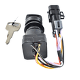 thumbnail image 1 of Ignition Key Switch Compatible with 2007-2018 Mercury 225HP Optimax 250HP Optimax 300HP XS DFI Outboard Motor 87-897716K01 8M0059686, 1 of 1