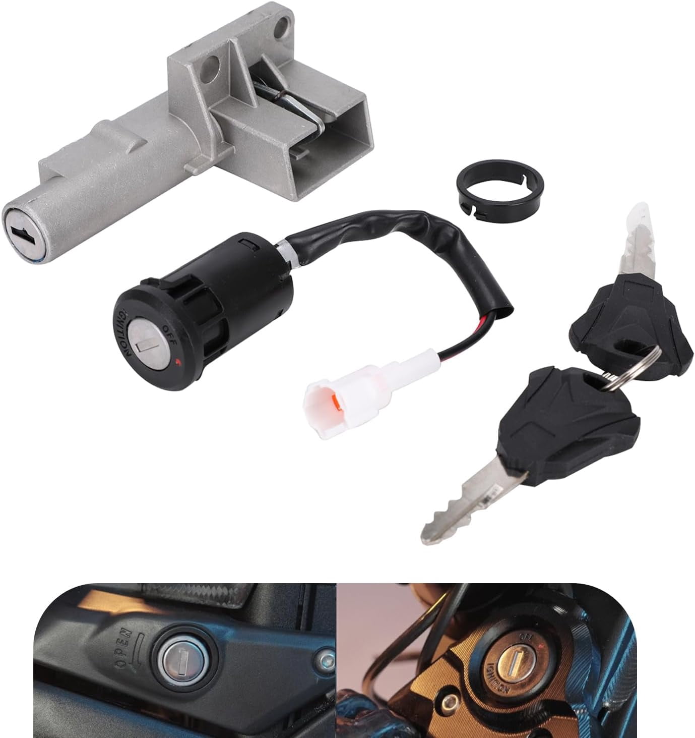 Ignition Key Switch for Surron Light Bee,Lock Set Cylinder for Electric Dirt Bike Surron Light Bee X/Surron Light Bee S