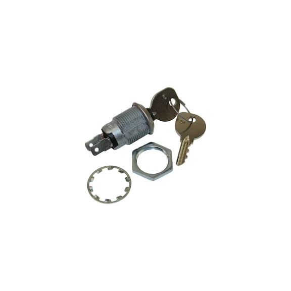 Ignition / Key Switch w/ (2) Keys & Mounting Nut Fits International John Deere Massey Allis Chalmers Case Cockshutt Minneapolis Moline White / Oliver Tractor 403562R2 636365R91  8N3679C14491A