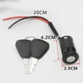 Ignition Key Ebike Switch 2 Wire Position For Electric Scooter E-Bike ...