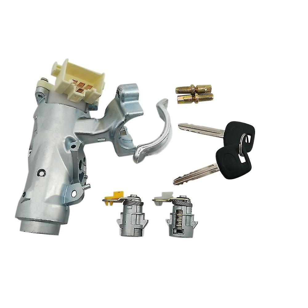 Ignition Lock Core Ignition Switch Steering Barrel Lock + Door Lock