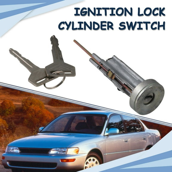 Ignition Lock Cylinder Switch Assembly W/ 2 Keys for Toyota Corolla 6905712090