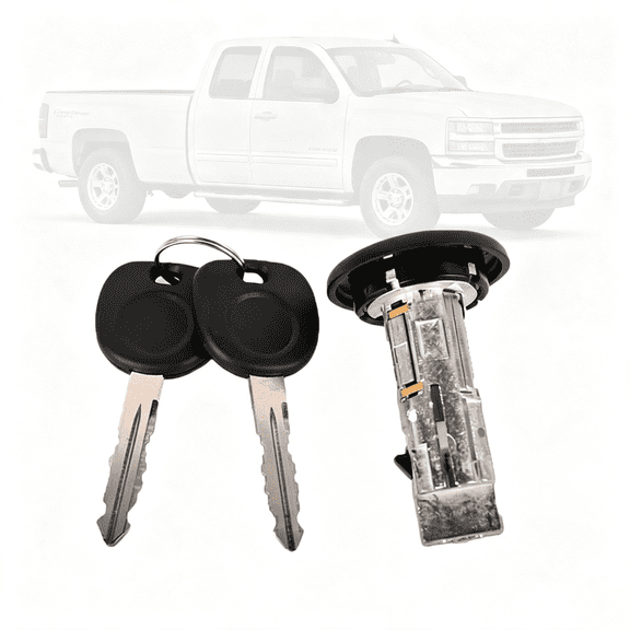Ignition Lock Cylinder Switch W/2 Keys for Chevy Silverado for GMC Sierra 2001-2007 15298923 88937315 88956844