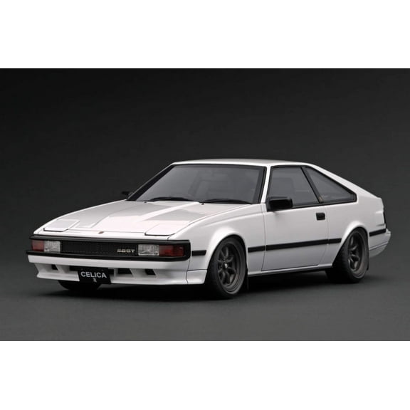 Ignition-Model Toyota Celica Supra Mk2 XX 2800 GT (A60) w/ Watanabe Wheels, White 1:18