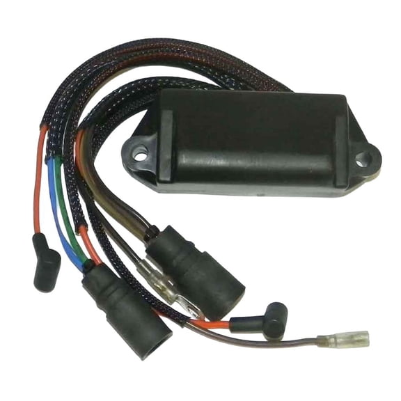 Ignition Power Pack CD2 SL 6700 RPM SLOW Module Compatible with Johnson Evinrude 40HP 50HP 2-Cyl Looper Outboard 1992-2005 3-Wire Trigger 0585261 0878334 878334001 18-5785