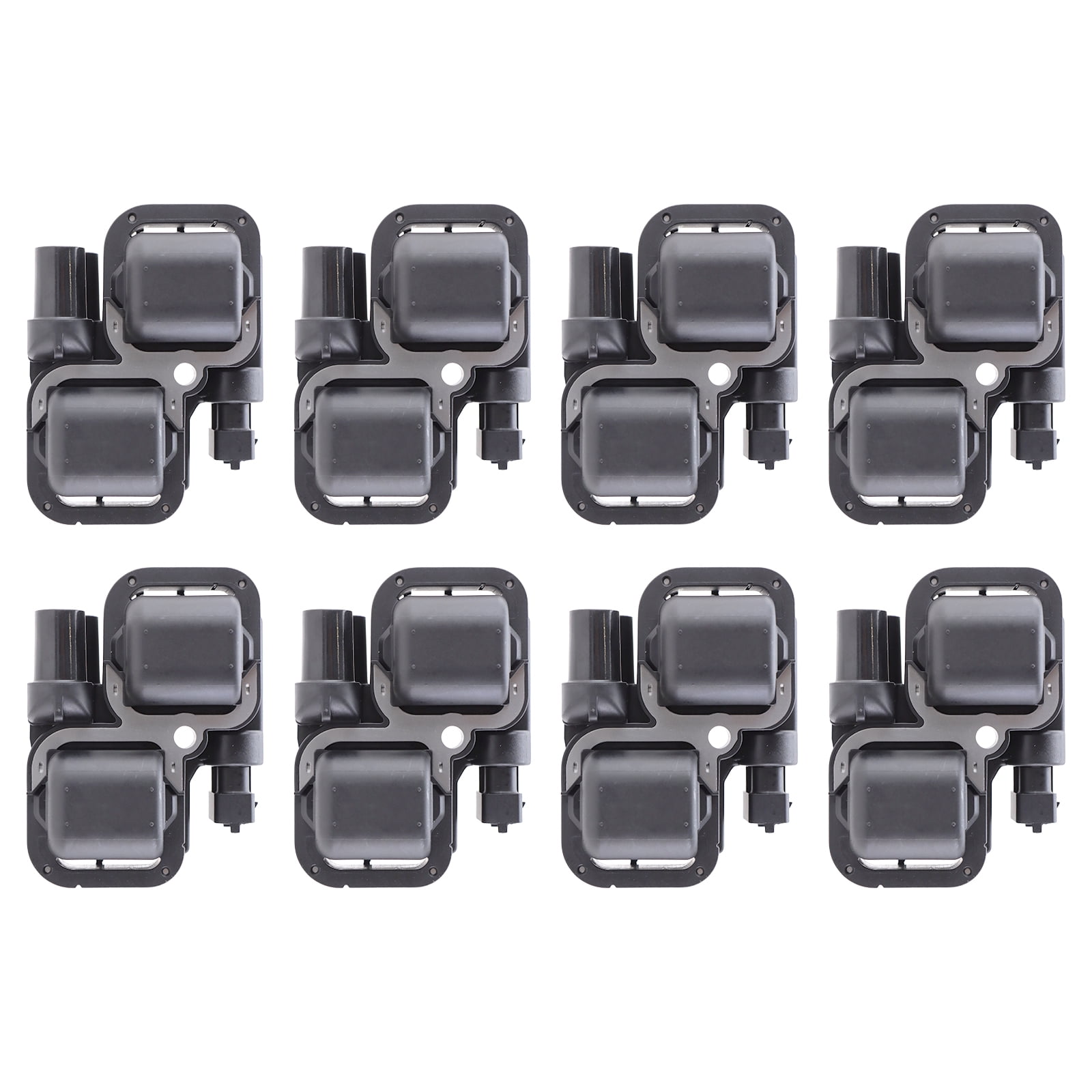 Ignition Spark Pack of 8, 12V Black Direct Replacement Coils-Pack Of 8 Ignition Spark Coil Coils