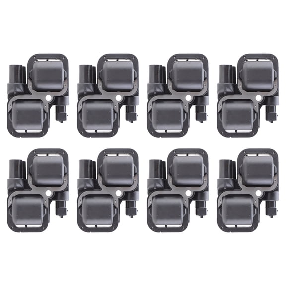 Ignition Spark Pack of 8, 12V Black Direct Replacement Coils-Pack Of 8 Ignition Spark Coil Coils