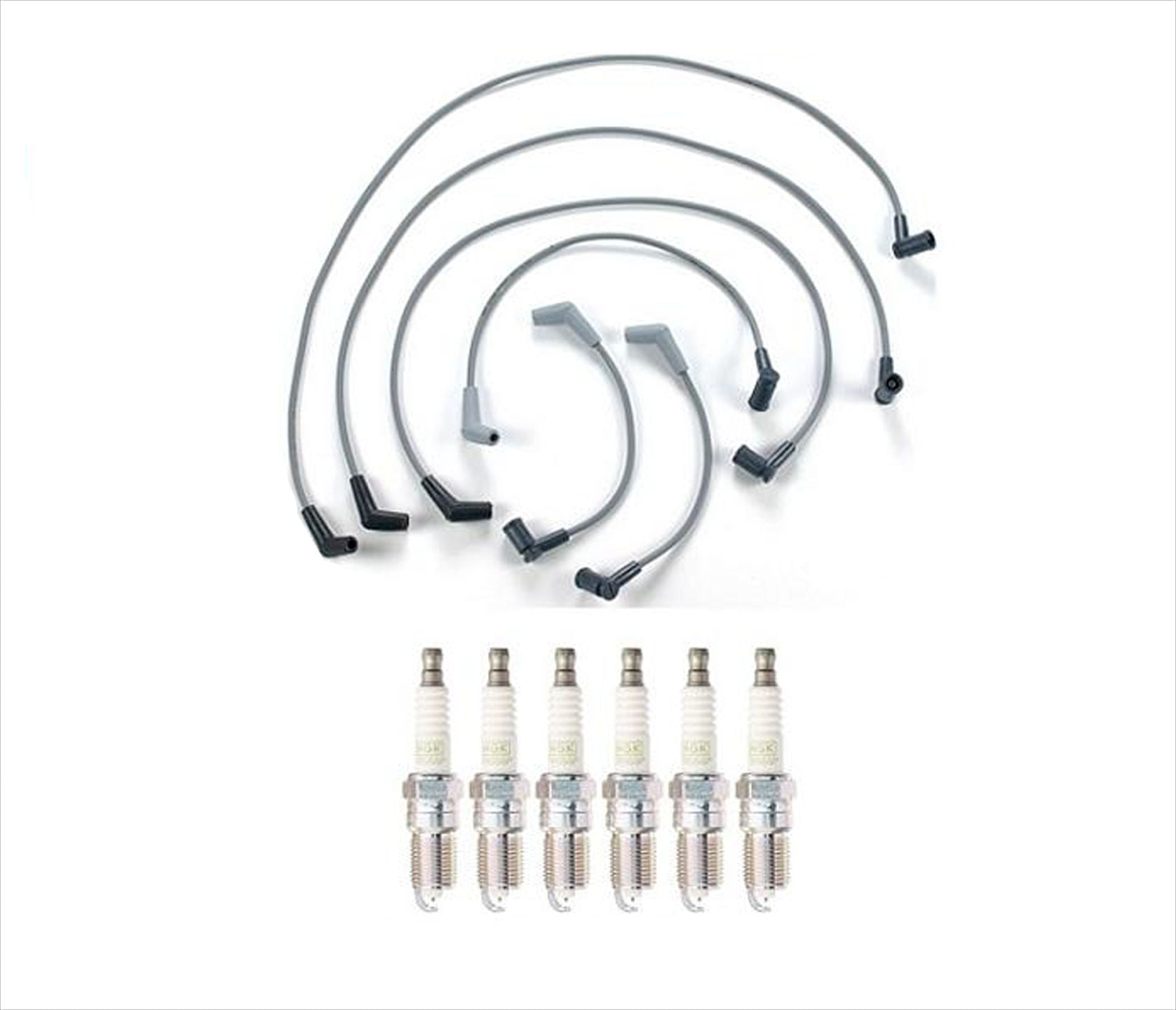 Ignition Spark Plug Wire Set With NGK Plugs for 0103 Ford Windstar Van