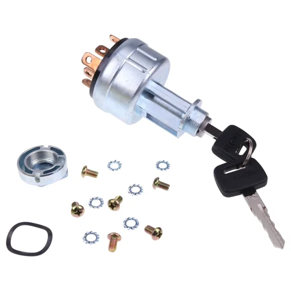 Ignition Starter Switch 194155-52110 194322-52110 08086-10000 Compatible with Yanmar 155 180 1300 1510 1720 1810 1820 John Deere 650 750 850 950 1050 1250 1450 1650