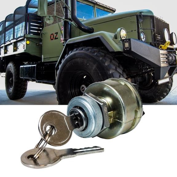 Ignition Starter Switch Military Plug 4-Position ACC/OFF/ON/START for Humvee M998 HMMWV 24V