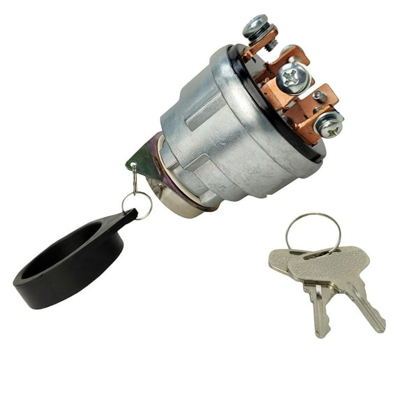 Ignition Starter Switch with 2 Keys 66706-55120 Compatible with Kubota B5100 B6100 B7100 V1505