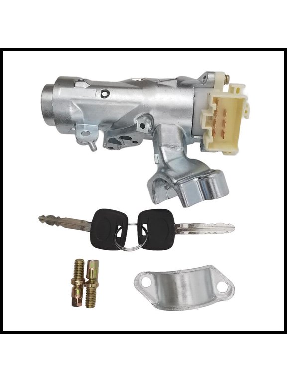 Ignition Switch Assembly with 2 Keys for Toyota Corolla 1998 1999 2000 2001 2002 with Bracket 45020-38-1 45020-12-11