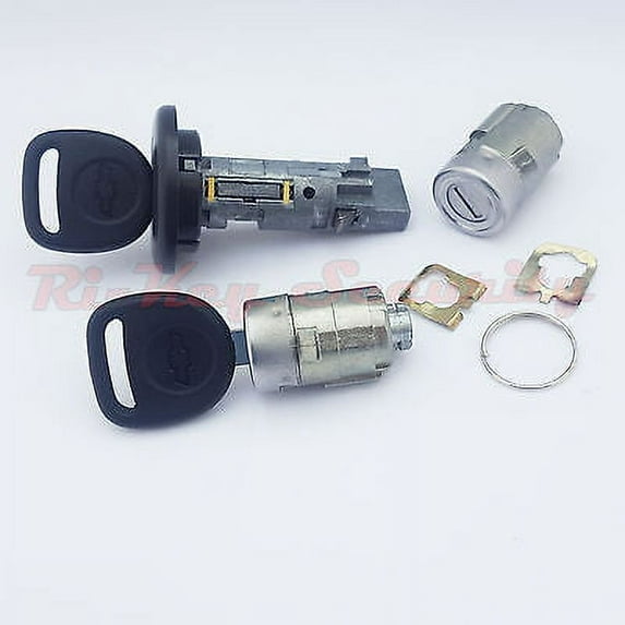 Ignition Switch Cylinder and 2 Door Lock Cylinders Set For Chevrolet Trucks SUV