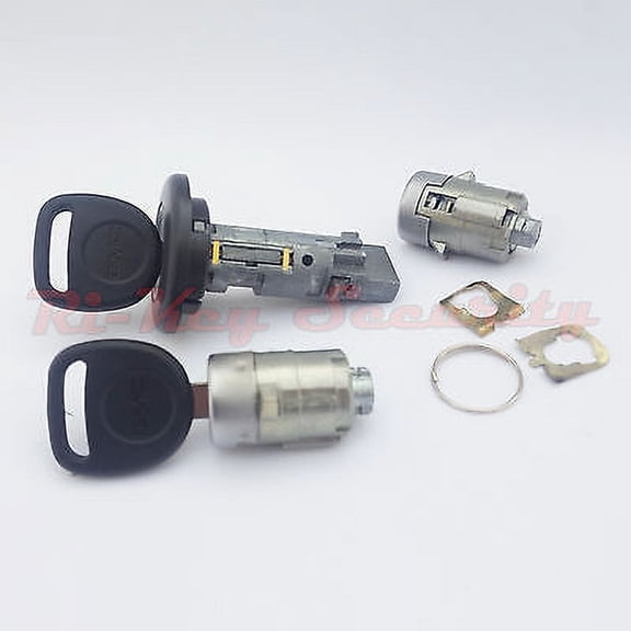 Ignition Switch Cylinder and 2 Door Lock Cylinders Set For GMC Chevy Trucks SUV