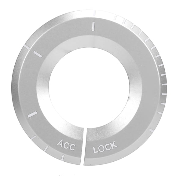 Ignition Switch Decorative Ring Auto Accessory Replacement for Benz A CClass(Silver )