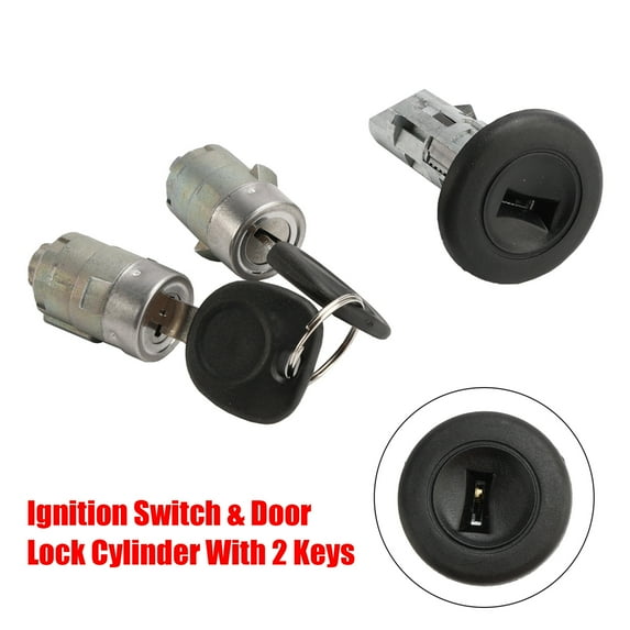Ignition Switch & Door Lock Cylinder With 2 Keys For Chevy GMC 2003-2006
