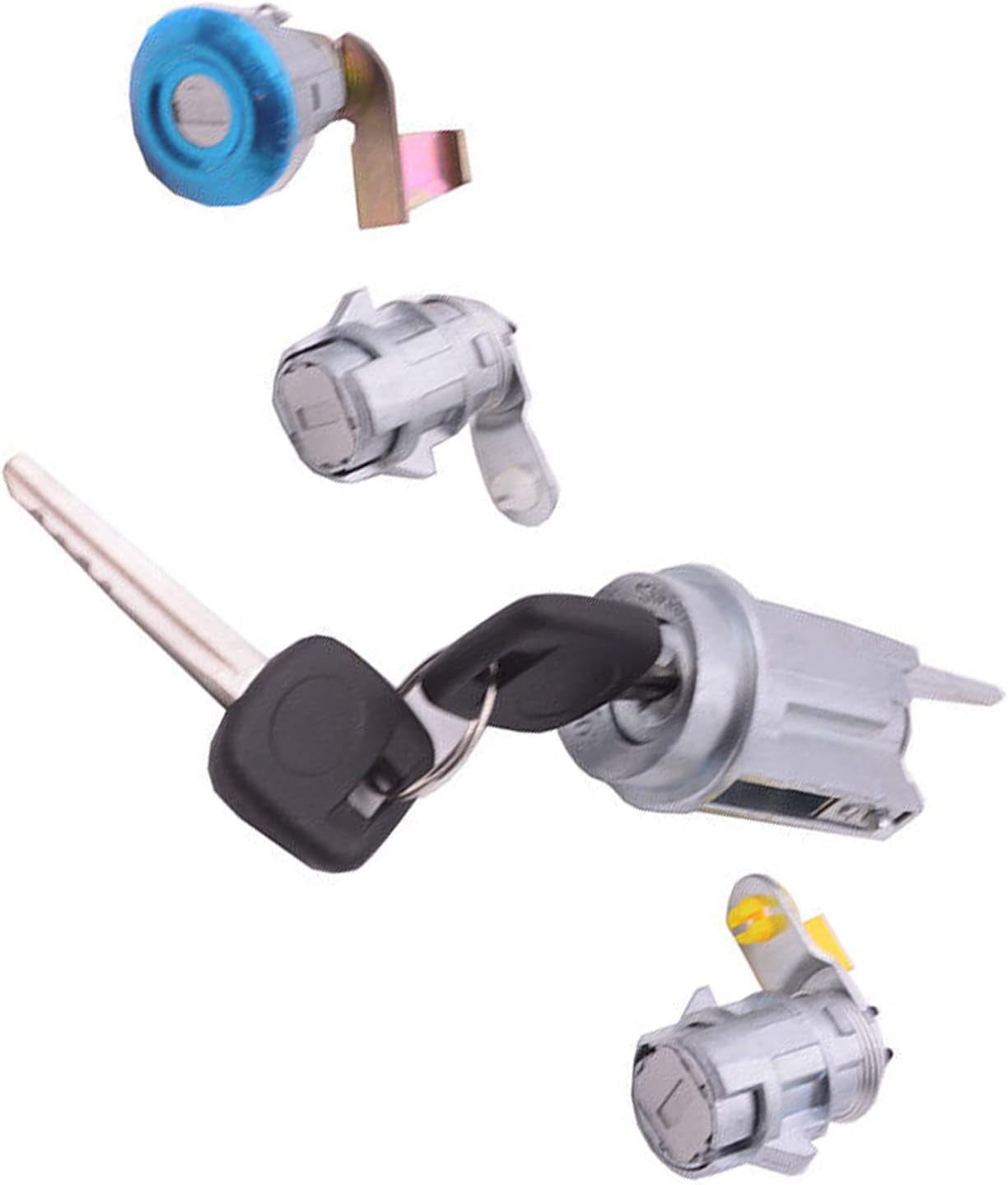Ignition Switch Door Trunk Lock Cylinder 1 Set For Toyota Corolla 1987-1992