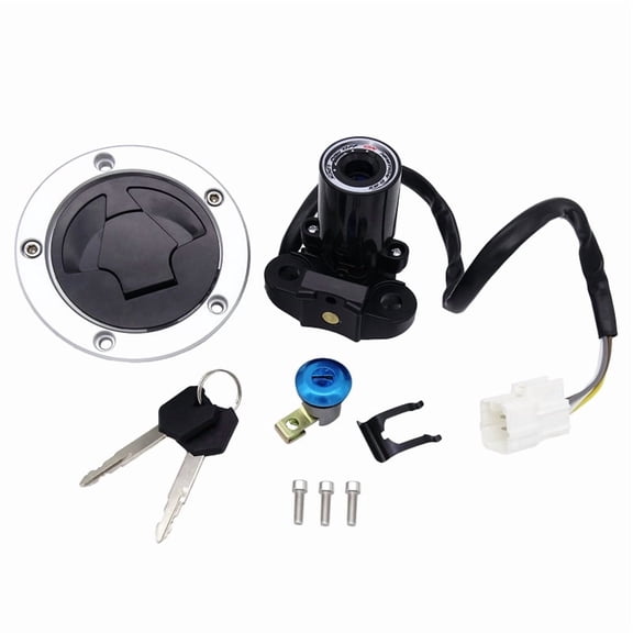 Ignition Switch Fuel Gas Cap Lock Key For Kawasaki 2013-2020 NINJA ZX-6R ZX636