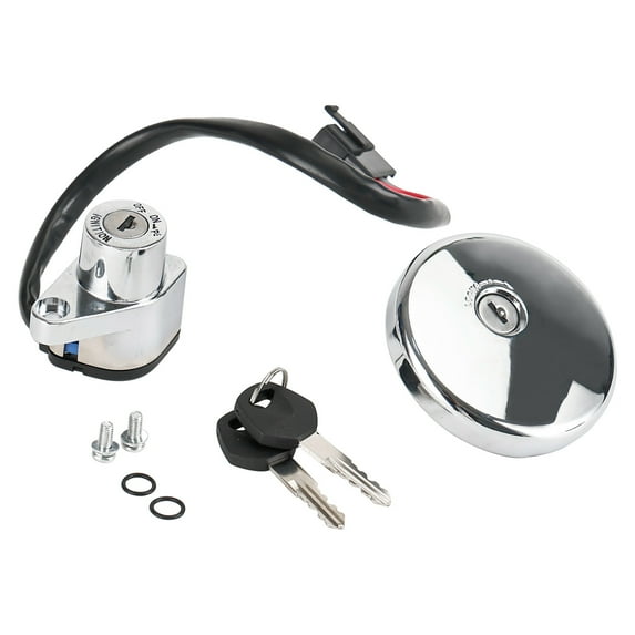 Ignition Switch & Fuel Tank Cap Fit For Kawasaki VULCAN 500 LTD 800 CLASSIC 01-09