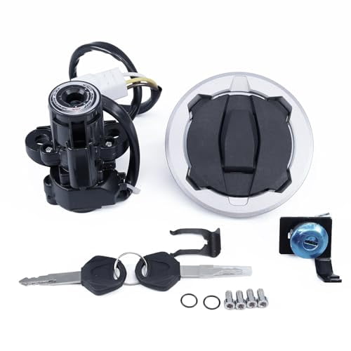 Ignition Switch + Gas Cap + Seat Lock Set With Key – Fits Kawasaki