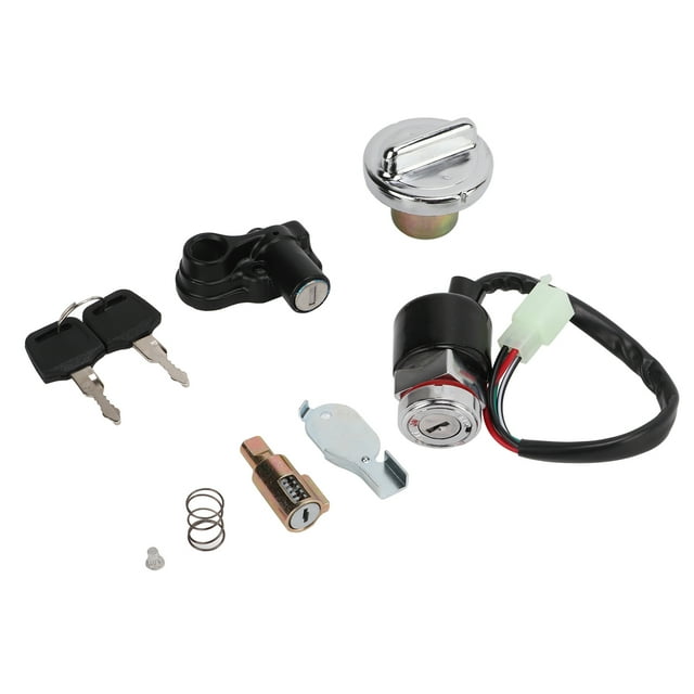 Ignition Switch Gas Cover Kit Helmet Lock 2?Key Replacement for Dax