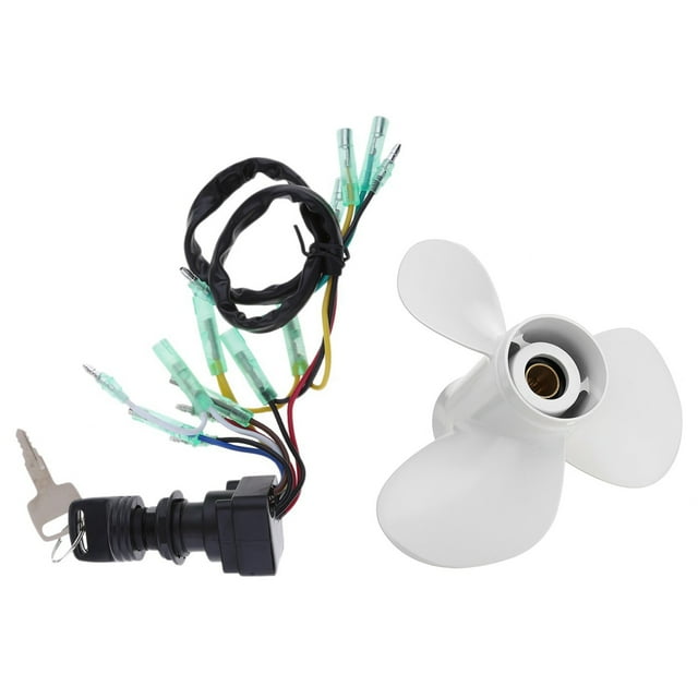 Ignition Switch Key Assy for Outboard Motor Control Box with Boat