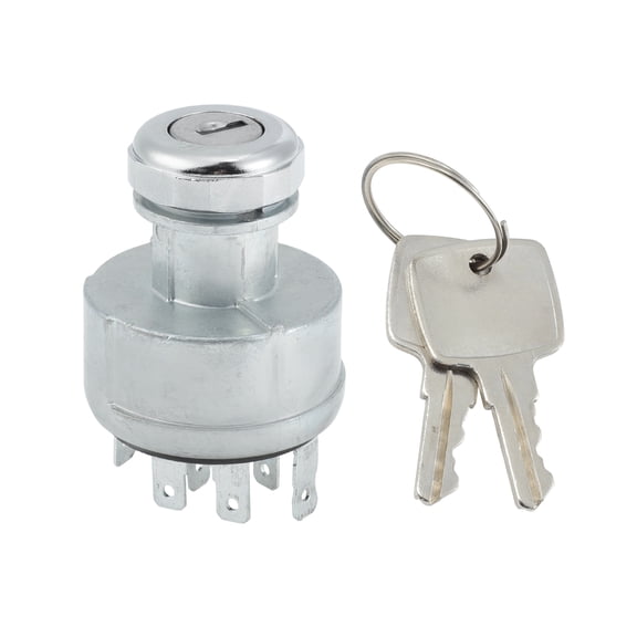 Ignition Switch with Keys for Case IH for International Harvester Tractor Models for 1150H, 1550, 2366, 2394, 2594, 3394, 3594 Replace 282775A1/86500903/D134737/A77312/L61053