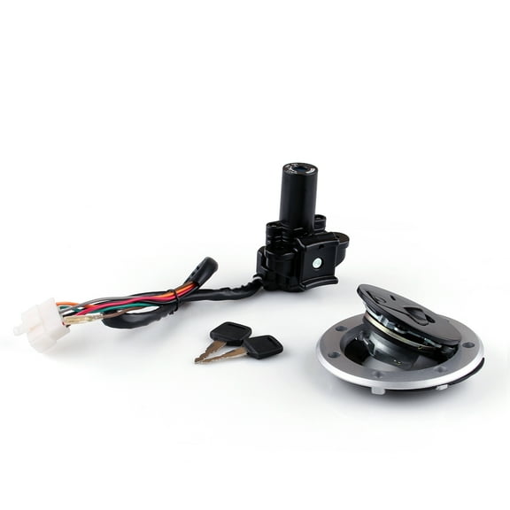 Ignition Switch Lock & Fuel Gas Cap Key Set for Kawasaki ZZR 400 600 ZXR 400 750