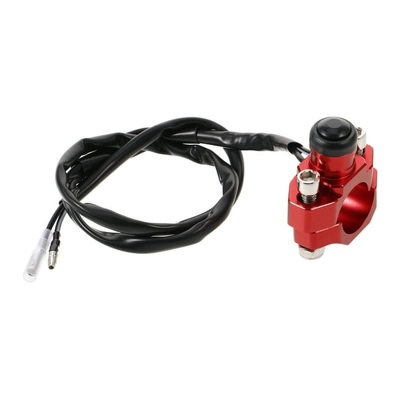 Ignition Switch Motorcycle Start Switch Motorcycle Starter Button Dirt Bike Start Button Motorcycle Buttons Red