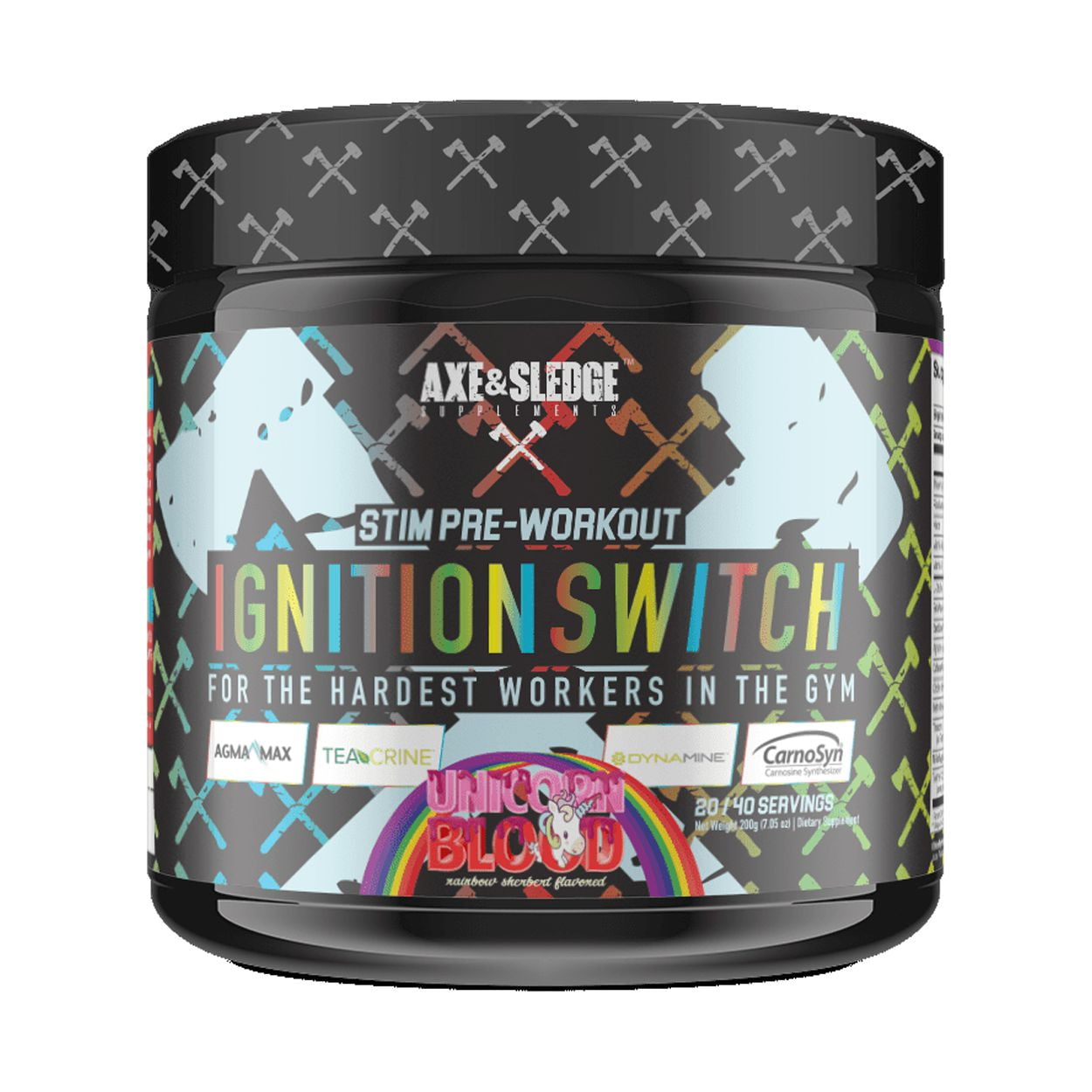Ignition Switch PreWorkout with CarnoSyn, TeaCrine, Infinergy, and