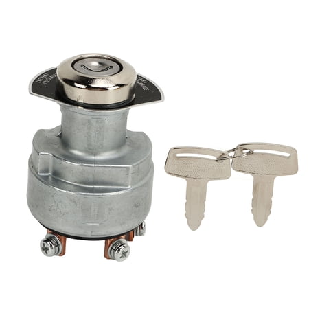 Ignition Switch Replacement, Fits Kubota Grasshopper Engines, Key Included, 183827
