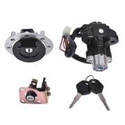 Ignition Switch Seat Gas Cap Lock Key Replacement for Suzuki GSXR750 SV650 GSXR60 GSX1400 GSXR1000 Vstorm 1000 DL1000 1996-2012