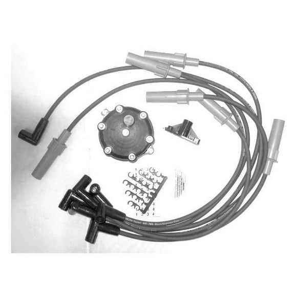 Ignition Tune-Up Kit - Compatible with 1999 - 2003 Dodge Ram 1500 Van 3.9L V6 2000 2001 2002