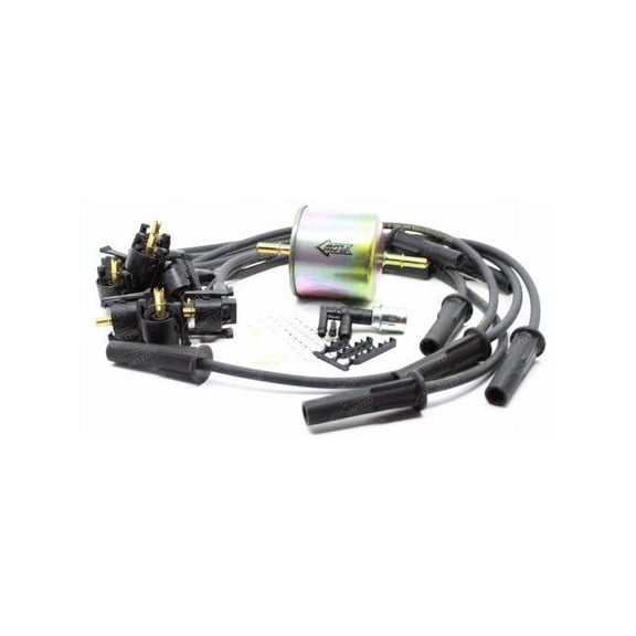 Ignition Tune-Up Kit - with Fuel Filter, PCV and Plug Wire Set - Compatible with 1990 - 1994 Ford Ranger 2.3L 4-Cylinder (Distributor-Less) 1991 1992 1993