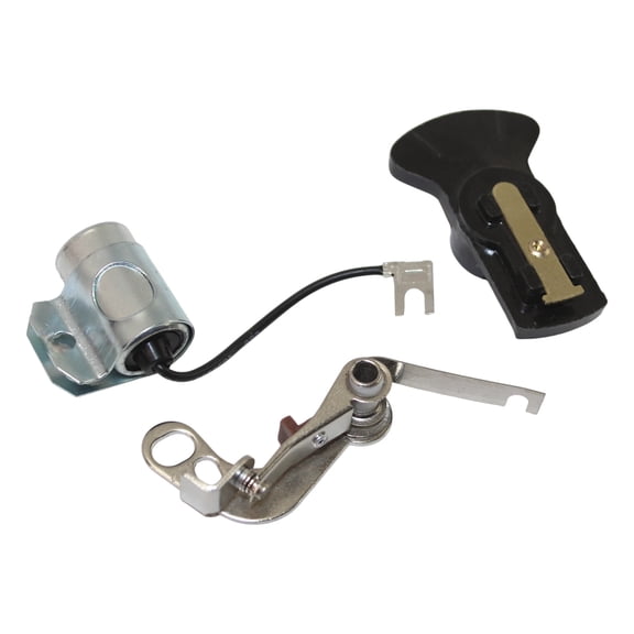 Ignition Tune-Up Kit w/ Rotor (For Autolite distributor) Fits Massey Case Cockshutt Tractor IGW30280S point set IBB2042SS condenser IG1657R rotor