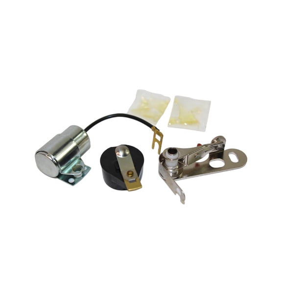 Ignition Tune-Up Kit w/ Rotor (For Delco distributors w/ clip held cap through 1963) Fits International John Deere Massey Allis Chalmers Case Cockshutt White Oliver Tractor 1869704 1944374 1905590