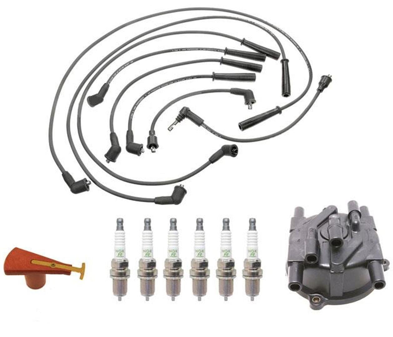 Ignition Wires Cap & Rotor Spark Plugs Fits Toyota 4Runner 3.0L V6 1988