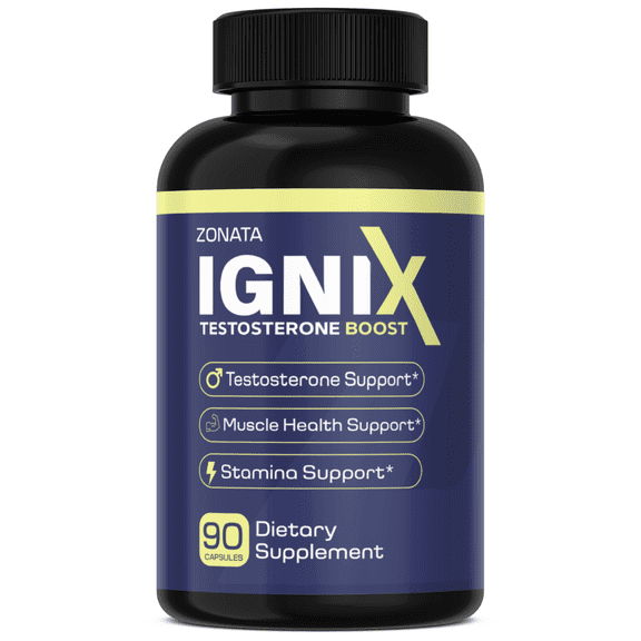 Ignix Testo Boost Advanced Formula*, Ignix Testo Booster Pills, Dietary Supplement for Strength and Energy Support*, 90 Count
