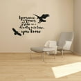 thumbnail image 1 of Ignorance Bird Eagle Motivation Quote Animal Animals Life Quotes Wall Sticker Art Decal for Girls Boys Room Bedroom Nursery House Fun Home Decors Stickers Wall Arts Vinyl Decoration Size (24x40 inch), 1 of 3