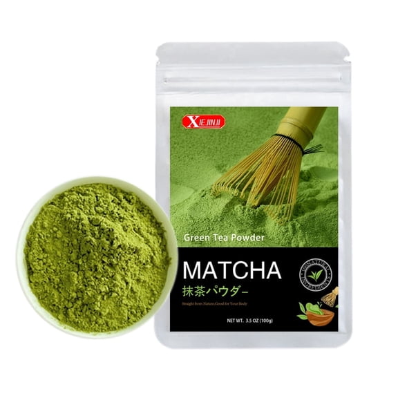 Igodgift Matcha Powder - 100g (3.52 oz) - Versatile Culinary Grade Green Tea Powder for Lattes, Baking, Smoothies & Desserts